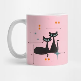 Twin Atomic Cats Mug